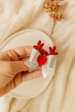 Load image into Gallery viewer, Moño Reindeer Silver chic
