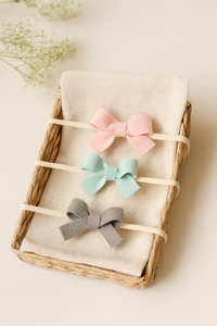 Moñitos emma setx3 (rosa,menta,gris)