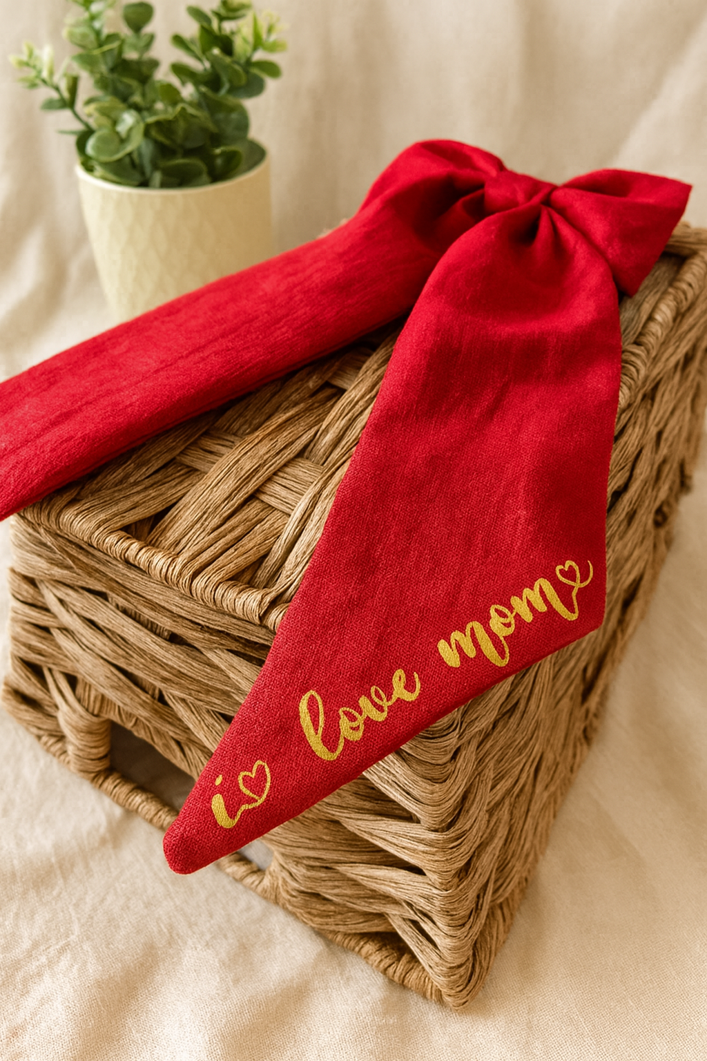 Moño Paloma I LOVE MOM