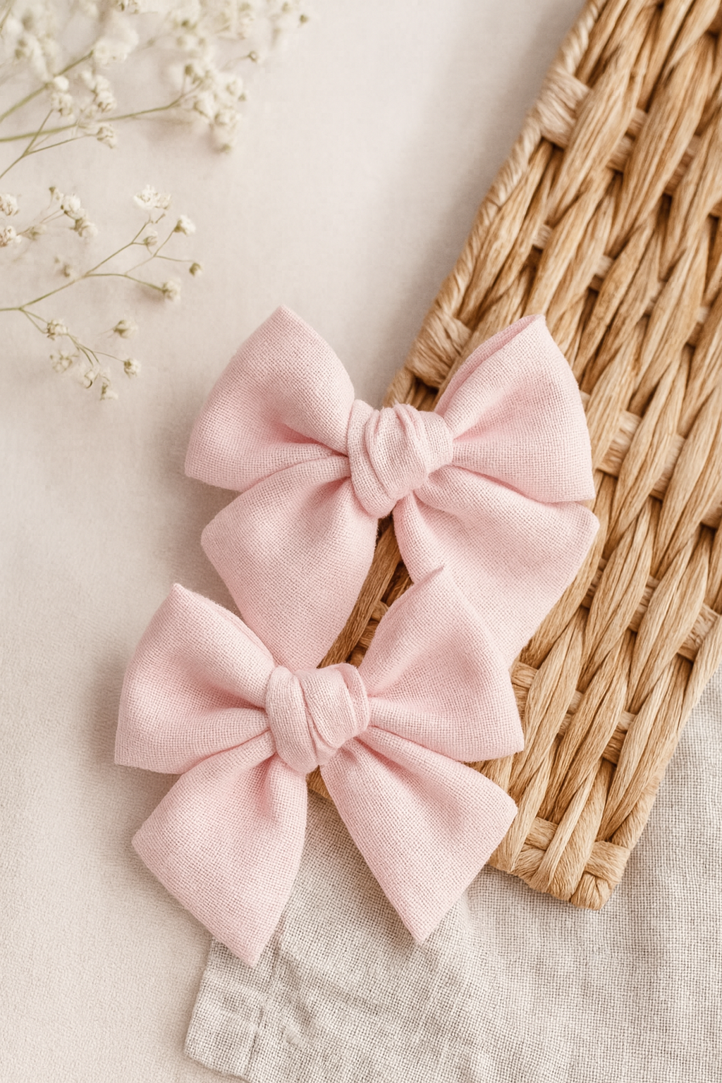 Moño boutique / Baby pink
