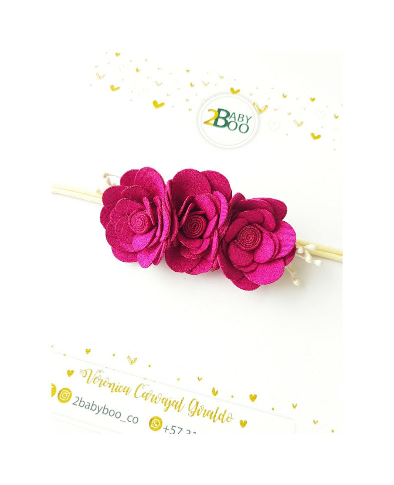 Bandita flor abril (fucsia)