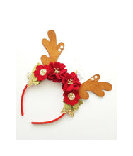 Load image into Gallery viewer, Diadema reindeer roja
