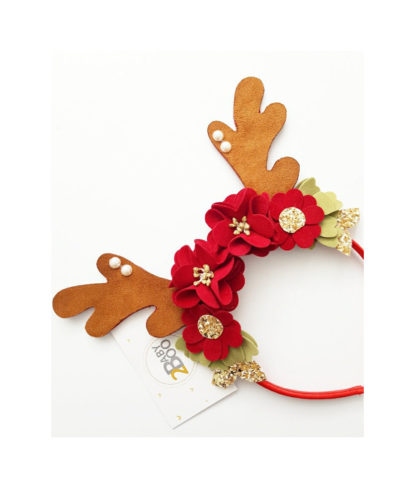 Diadema reindeer roja